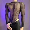 Lobe Roupa Íntima Sexy de Renda Conjunto Paixão Sem Tirar Peça Única Transparente com Strass Estampa de Cobra Sexy e Sedutora para Homens