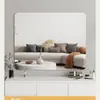 Espejo suave para montaje en pared, autoadhesivo, espejo acrílico de cuerpo entero para baño, uso doméstico, tocador, espejo para lavarse la cara y maquillaje, alta definición, no requiere taladrar