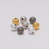 Accesorios de joyería hechos a mano DIY al por mayor cuentas espaciadoras redondas esmeriladas pulsera pulsera de cuentas de arena para uñas material de cuentas sueltas