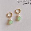 Pendientes de perlas Fangyuan de estilo chino, ligeros, de lujo y de alta gama, con diseño de nicho para mujer, con hebilla de oreja personalizada, al por mayor
