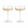 Copo de Cocktail de Cristal Levemente Luxuoso Estilo Europeu, Taça de Martini Personalizada, Copo Alto para Sorvete Tendência para Uso Doméstico, Atacado do Fabricante
