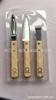 Conjunto de Presente de Utensílios de Cozinha Doméstica Multifuncional de Aço Inoxidável Ralador Ralador de Limão Faca de Frutas Conjunto de Três Peças