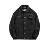 Chaqueta de Herramientas Tejida Bordada Estilo Europeo y Americano para Hombres y Mujeres Estilo ins Sentido del Diseño Nicho Nacional de Moda Chaqueta a Cuadros