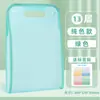 Bolsa de Almacenamiento para Exámenes Estilo Acordeón, Carpeta Especial para Estudiantes de Primaria, Bolsa de Exámenes Portátil Vertical de Gran Capacidad Multicapa con Clasificación