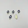 Tinta coração oco irregular cerâmica com contas diy joias feitas à mão colar corrente de celular acessórios material contas soltas