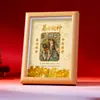 Adorno de Marco de Fotos de Lingote de Dios Violento de la Riqueza Zakiram - Responde a Solicitudes, para Decoración del Hogar y la Oficina, Pantalla Creativa de Escritorio