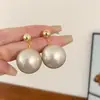 Pendientes de plata con baño de oro real, aguja cuadrada, borla de perla y circonita, pendientes de lujo ligero de alta gama, fabricante de pendientes vintage