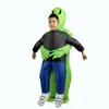 Halloween Engraçado Horror Andando Fantasia Inflável Adereços de Performance de Feriado Fantasia Manto Ciclismo Fantasia de Alien Passarela