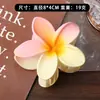 Nuevo Clip para el Cabello de Plumeria con Gradiente Transfronterizo Dulce, Pasador Popular para el Lado del Cabello en Vacaciones, Accesorio para el Cabello de Tiburón para Recogidos en la Parte Trasera de la Cabeza