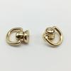 Colgador de Anillo de Aleación de Zinc en Stock con Baño de Anillo en D, Nuevo Conector Metálico de Aleación de Cabeza de Monje Giratorio de 360 Grados