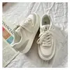 Zapatos Casuales Estilo Retro de Hong Kong para Mujer, Combinan con Todo, Temperamento, Transpirables, de Lona, Nicho, Diseño Original, Chic, Campus, Zapatos Blancos