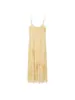 Lencería Marca Z Transfronteriza Vestido Popular Estilo Vestido Moda Europea y Americana Aliexpress Amarillo Elástico Za