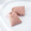 Bolsa de Satín con Cordón Suministrada Directamente, Bolsa a Prueba de Polvo de Seda para Joyería, Bolsa de Almacenamiento de Seda Artificial Hecha a Medida