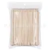 Ferramenta de vara de bétula manicure laranja stick point broca laranja vara remoção de unhas polimento limpeza etiqueta de madeira 100 / pacote de produtos de madeira