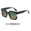 En Stock Nuevas Gafas de Sol Cuadradas de Gama Alta Estilo Europeo y Americano Tendencia Versátiles Protección UV Unisex
