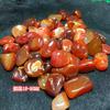 Grava de Ágata Roja para Decoración de Acuario, Relleno de Colchón, Material de Cristal, Jade, Piedras Sueltas de Ágata Natural