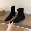 Botines Marrones Ajustados de Punta Fina con Aumento Interno de Altura, Botines Cortos para Mujer, Temporada Otoño e Invierno 2025, Botines de Tobillo Estilo Francés con Forro de Lana, Botas Martin