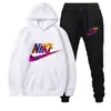 Conjunto de Sudadera con Capucha para Chicas y Mujeres Estilo Callejero Europeo y Americano Conjunto de Dos Piezas Casual Suéter Ropa Deportiva para Exteriores