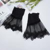 Novas Mangas Outono e Inverno, Bordado Fashion e Requintado, Borda Simples de Flor de Ameixa, Roupa Versátil Feminina Combinando Mangas Falsas para Mulheres