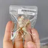 Bolsa de PVC con Cierre Bolsita para Joyería Aretes Aretes Bolsa para Guardar Joyería Bolsa Pequeña Sellada Empaque para Anillos Cierre Sellado