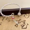 Conjunto de Pulseiras Sino Estilo Antigo Chinês Tendência Nacional para Mulheres, Pulseira Leve de Nicho Luxuoso com Acessórios de Franja