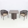 Juego de Mesa y Sillas de Ratán para Exteriores, Mesa y Sillas de Comedor Simples de Cinco Piezas para Jardín, Patio, Terraza de Hotel y Uso en Exteriores de Restaurantes
