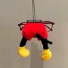 Liberación de ambas manos ~ nueva cadena para gafas colgante de cuello de cuero negro portátil para guardar gafas de gatito, cadena para gafas de sol anti-pérdida, regalo