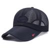 Gorra de béisbol con letras bordadas de verano para hombre, gorra de malla transpirable con visera, estilo británico, para el sol, para mujer