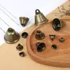 Sino de Chifre Vintage Bronze Antigo Decoração Clássica de Natal DIY Sino de Abertura Acessórios Pingente de Animal de Estimação para Festas