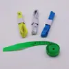 Régua macia colorida mini régua pequena fita métrica fita métrica circunferência da cintura régua de alfaiate medindo roupas régua de três circunferências vendedor atacadista presentes