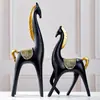 Estatueta de Cavalo Minimalista Moderna para Casal, Decoração de Armário de Vinho para Sala de Estar, Decoração de Entrada Interna para Casa, Artesanato Criativo para Rack de TV