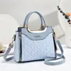 Bolso de Hombro para Mujer Estampado de Moda 2026, Bolso Tote de Gran Capacidad en Color de Contraste de Tendencia