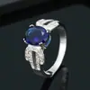 Anillos Creativos de Moda Europeos y Americanos con Circonita, Accesorios de Venta Caliente Transfronteriza, Anillos de Regalo para Mujeres, Venta Directa del Fabricante