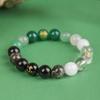 Pulsera de los Cinco Elementos Deficiencia y Oro Agradable Agua Madera para Hombres y Mujeres Pulsera de Cristal Natural Multi-Tesoro Energía de Equilibrio Adornos Personalizados