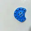 Conectores Porosos em Forma de Meia-Lua de Resina, Peças Mecânicas, Gaxetas Industriais, Preto, Vermelho, Verde Escuro, Azul, Café
