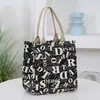 Bolso de Mano de Lona Clásico Japonés Lindo Moda Nicho Versátil Gran Capacidad Exquisito Temperamento Bolso de Mano Bolsa para Mujer
