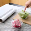 Película Plástica de Polietileno de Grado Alimenticio Rollo Grande para Uso Doméstico, Resistente a Altas Temperaturas, para Cocina, Refrigerador, Uso Comercial, Salón de Belleza, Película Plástica Desechable