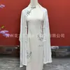 Xale Estilo Étnico Novo de Verão Viagem a Yunnan Lijiang Dali Guilin Estilo Retrô Recortado Cor Sólida Capa Externa