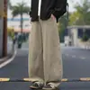 Pantalones Casuales de Algodón Puro Estilo Americano para Hombre, Otoño/Invierno 2026, Diseño de Nicho a la Moda, Pantalones de Marca Modernos que Adelgazan