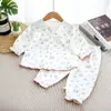 Conjunto de Primavera para Menina Princesa Algodão Puro Classe A Conjunto de Duas Peças para Bebê 2025 Novo Estilo Amável