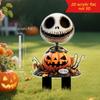 Lanterna de Abóbora de Halloween Transfronteiriça Casa Assombrada Esqueleto Acrílico Plano 2D Pátio Jardim Decoração de Casa Plug de Chão