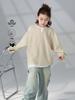 Meninos Camiseta de Manga Longa Primavera e Outono 2025 Novas Roupas Infantis Primavera Camisa Base Meninos Grandes Primavera Suéter Moda Comércio Exterior