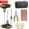 Ferramenta de Reparo Rápido para Pneus de Carro, Ferramenta de Reparo a Vácuo Portátil para Viagens ao Ar Livre, Motocicletas, Veículos Elétricos