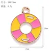Serie de Playa de Verano Aleación Gota de Aceite Colgantes DIY Sombrilla Chanclas Gafas de Sol Pulsera Collar Materiales para Hacer