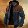 Abrigo de Algodón Grueso de Terciopelo Transfronterizo para Invierno Abrigo de Algodón Cálido para Invierno para Hombre con Forro de Doble Capa y Algodón de Terciopelo Grueso