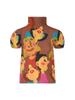 Miyake Top Elegante Cuello Alto Medio Estampado Elástico Moda Versátil Camiseta Fondo de Camisa de Otoño e Invierno Ropa Interior para Mujer