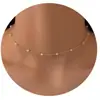 Colar de Pérolas com Corrente Espinha de Peixe Estilo Europeu e Americano Transfronteiriço Verão Novo Colar em Camadas Design Feminino Corrente de Clavícula Dupla Camada