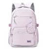 Mochila elegante y de aspecto fresco para mujer, con gran capacidad, duradera, diseño casual y una estética simple de estilo coreano, perfecta para estudiantes universitarios