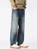 Ropa para Hombre Maple House / Nueva Colección Primavera/Otoño 2026: Jeans de Pierna Recta Sueltos y Pantalones de Pierna Ancha de Streetwear Americano de Moda para Hombre