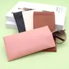 Estuche de Cuero con Broche a Presión para Gafas, Bolsa de Almacenamiento para Gafas de Sol, Bolsa Portátil de Cierre Automático para Gafas, Fabricante de Estuches para Gafas